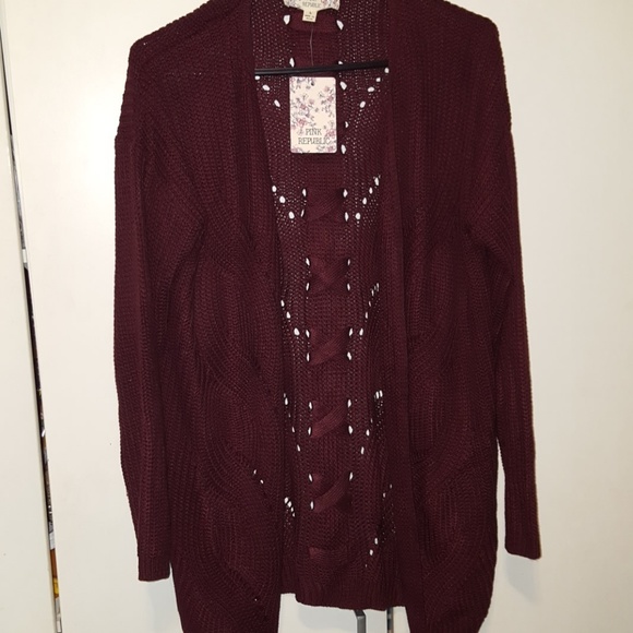 Pink Republic Tops - Pink republic cardigan